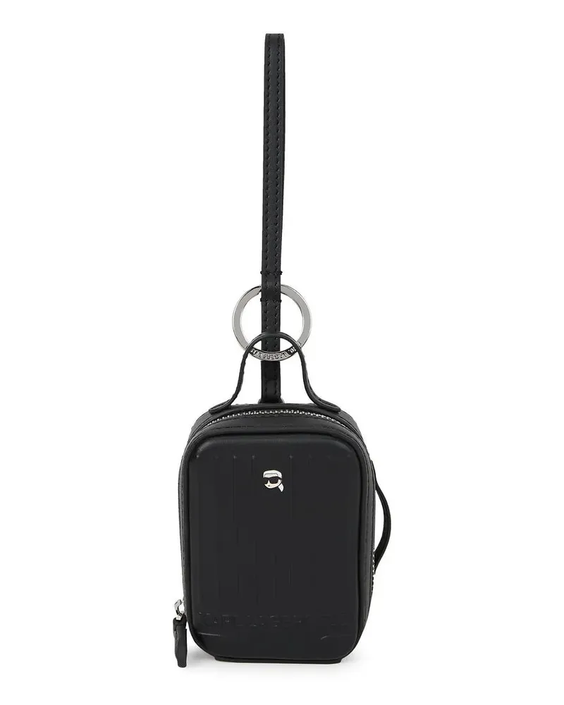 Karl Lagerfeld Schlüssel- & Taschenanhänger Ikon Koffer-Anhänger black Schwarz