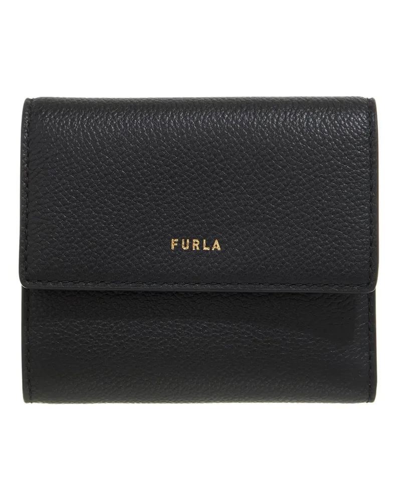 Furla Portemonnaie  Goccia M Compact Wallet schwarz Schwarz