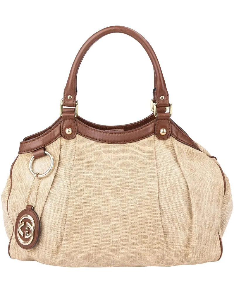 Gucci Crossbody Bags  GG Monogram Sukey Handbag beige Beige