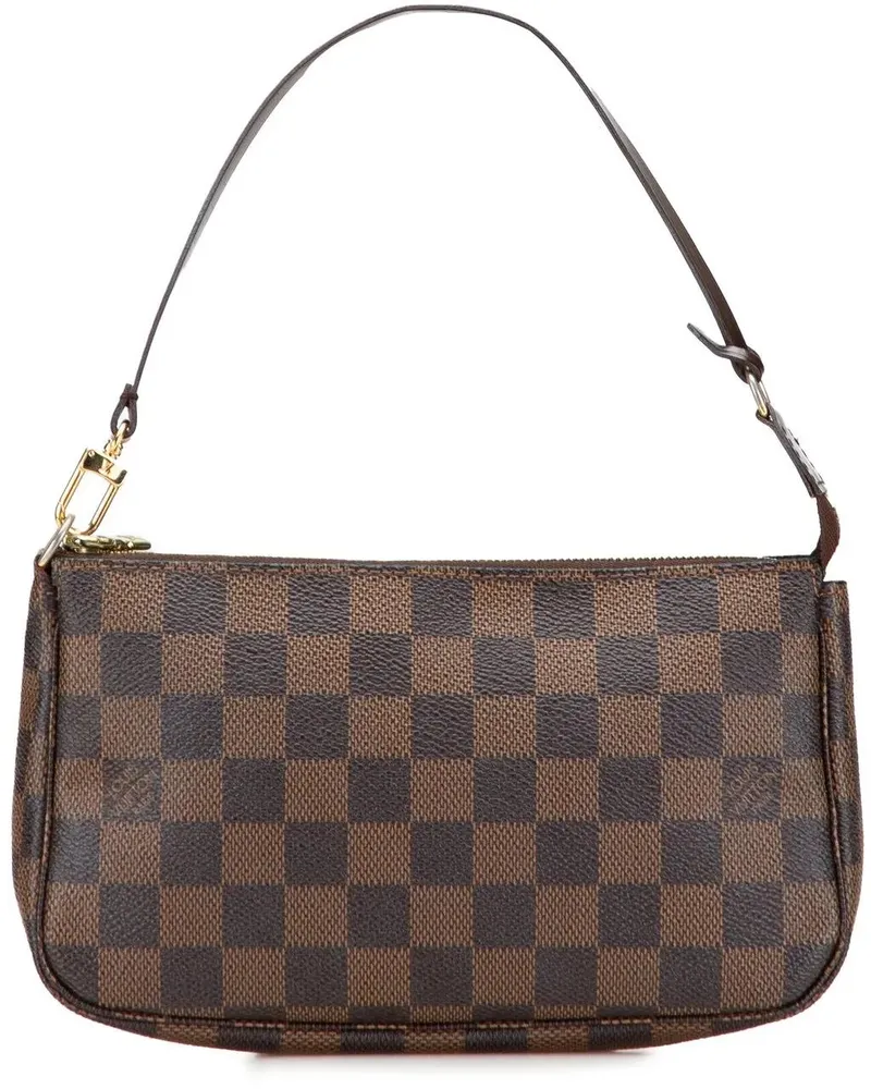 Louis Vuitton Hobo Bags Damier Ebene Pochette Accessoires braun Braun