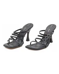 Proenza Schouler Sandalen & Sandaletten 95mm Leather Sandals Schwarz