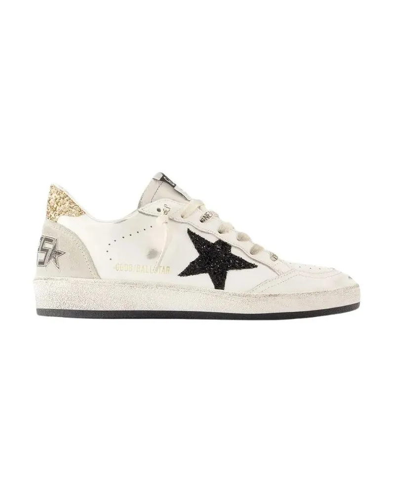 Golden Goose Low-Top Sneaker Dames Ball Star Sneaker Wit weiß Weiß