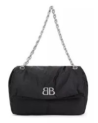 Balenciaga Shopper Monaco M Chain Bag Schwarz