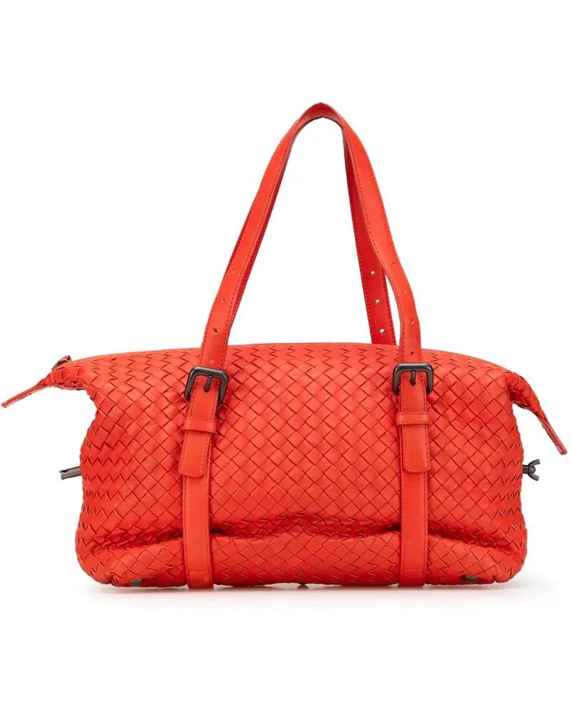 Bottega Veneta Hobo Bags Nappa Intrecciato Montaigne Shoulder Bag rot Rot
