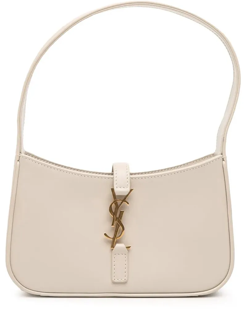 Saint Laurent Hobo Bags Mini Smooth Calfskin Le 5 a 7 Hobo weiß Weiß