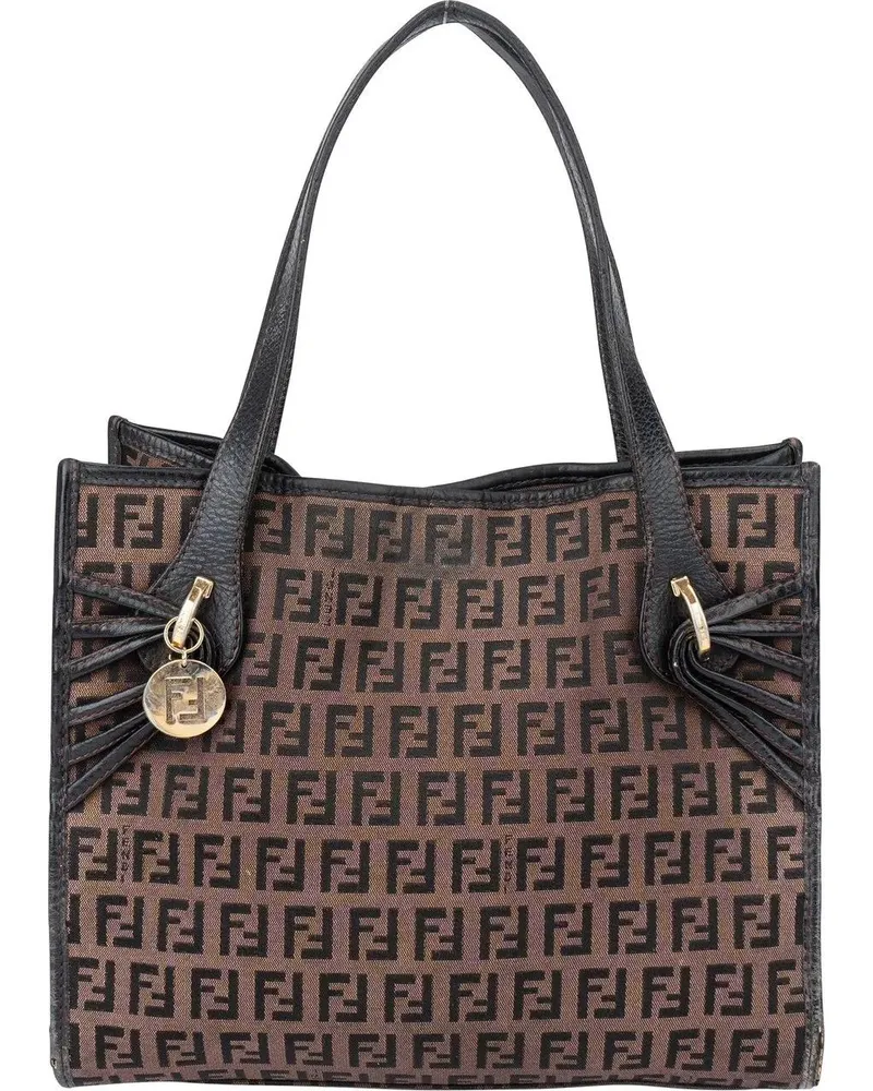 Fendi Crossbody Bags  FF Monogram Zucca Handbag braun Braun