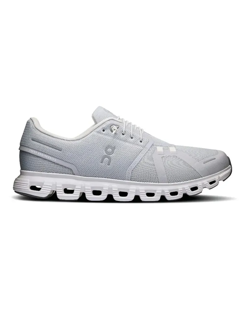 ON Low-Top Sneaker Cloud 6 Sneakers In White Technical Fabric weiß Weiß