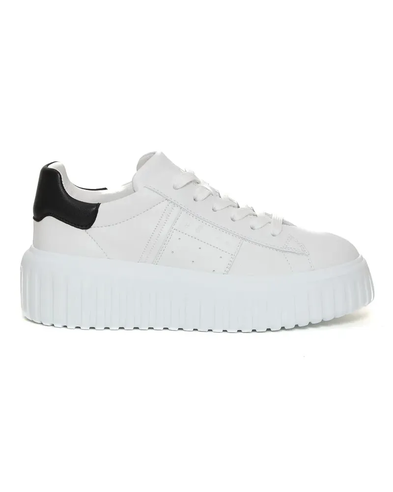 Hogan Low-Top Sneaker H Stripes White Nappa Sneakers weiß Weiß