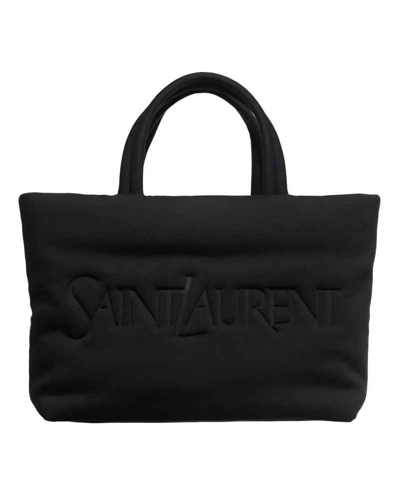 Saint Laurent Shopper & Totes Embossed Tote Bag schwarz Schwarz