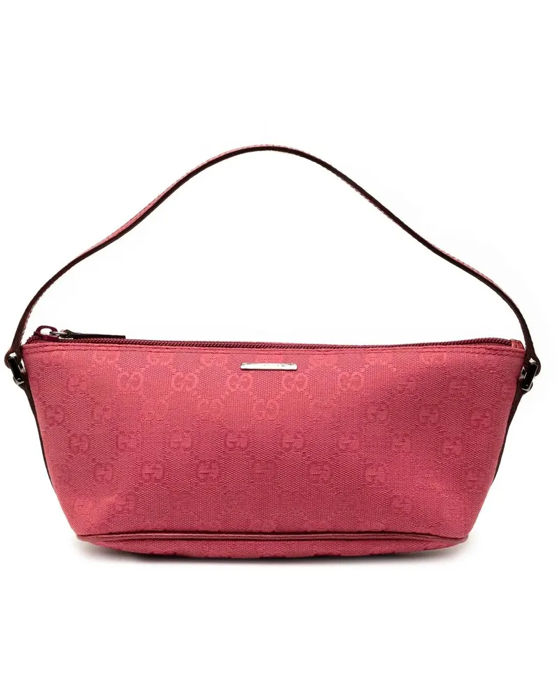 Gucci Hobo Bags GG Canvas Boat rot Rot