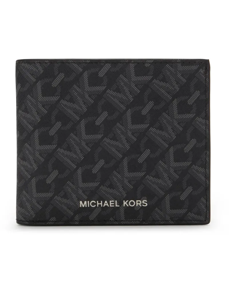 Michael Kors Portemonnaies Hudson Brieftasche schwarz Schwarz