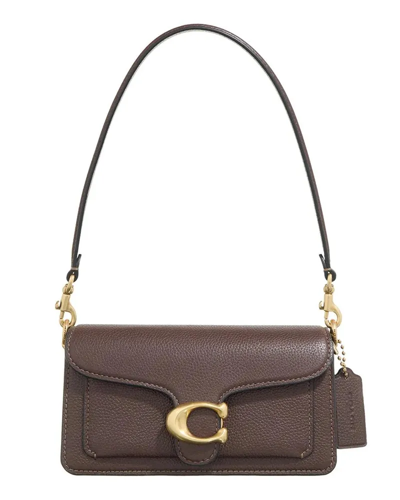 Coach Crossbody Bags Polished Pebble Leather Tabby Shoulder Bag 20 Refr braun Braun