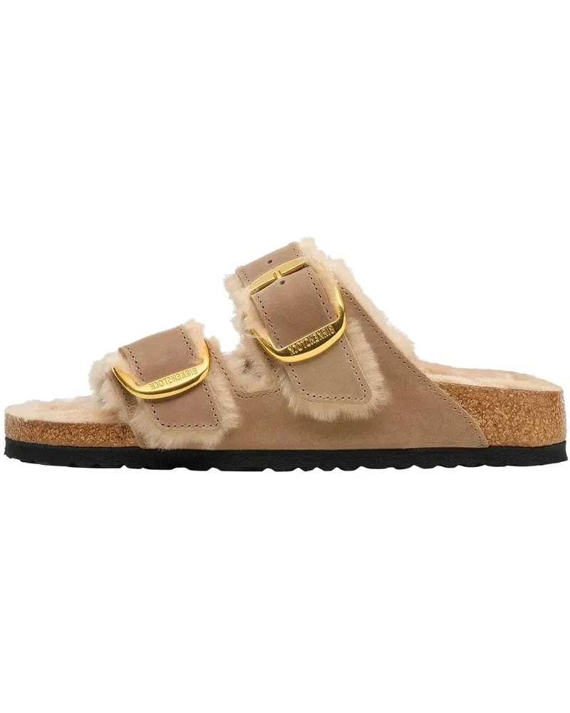Birkenstock Loafer Ciabatta Arizona Big Buckle Shearl Oiled Leather T bunt Bunt