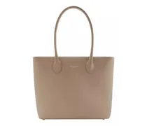 Crossbody Bags Honoré Lysanne Taupe Calfskin Leather Shoulder Bag