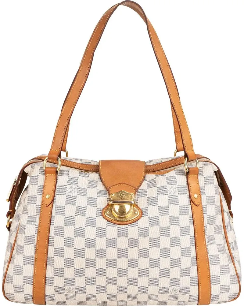Louis Vuitton Crossbody Bags  Damier Azur Monogram Stresa PM Shoul weiß Weiß