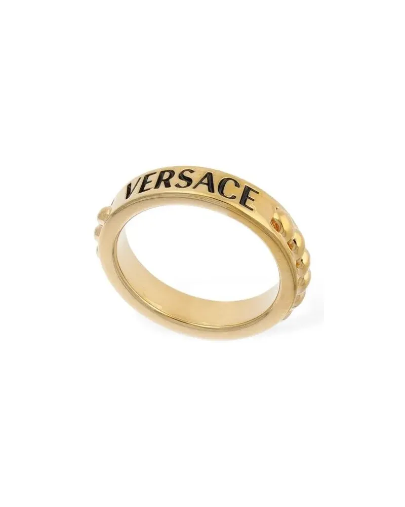 Versace Ring Logo Metal Ring multi Mehrfarbig