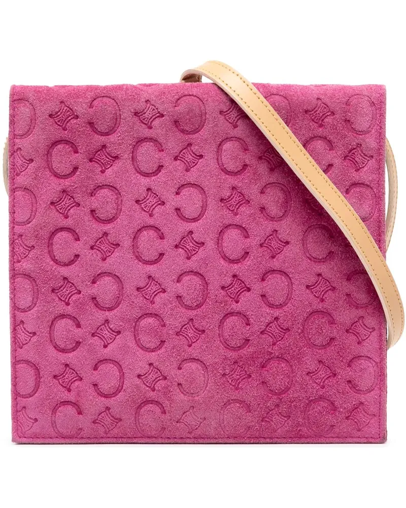 Celine Hobo Bags C Macadam Suede Crossbody rosa Gold