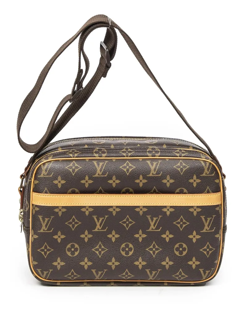 Louis Vuitton Crossbody Bags Reporter PM braun Braun