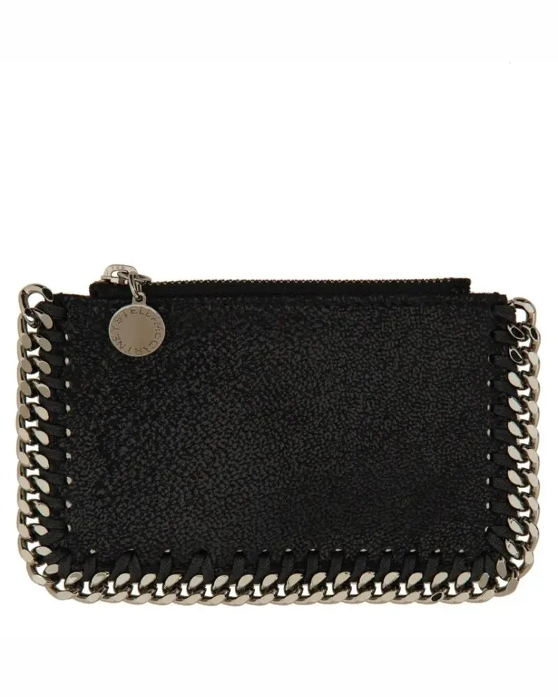 Stella McCartney Portemonnaie Falabella Card Holder schwarz Schwarz
