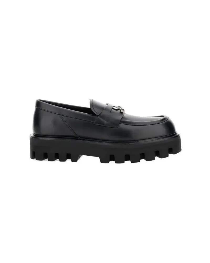 Alexander McQueen Loafer Calf Leather Loafers schwarz Schwarz