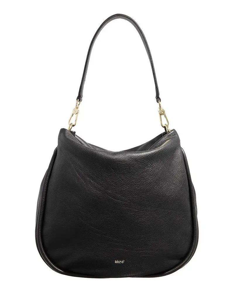 Abro Hobo Bag Beutel Willow/ Black/Gold Schwarz