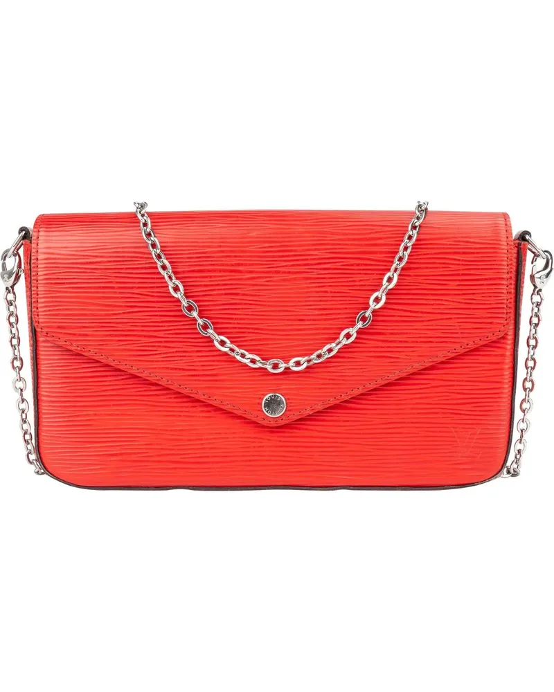 Louis Vuitton Crossbody Bags  Rouge Epi Leather Felicie Crossbody rot Rot
