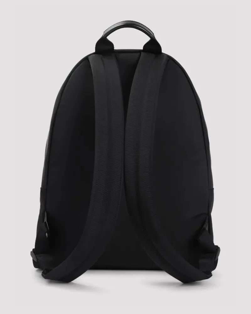 Givenchy Rucksäcke Rounded Silhouette Backpack With Subtle Logo Detai schwarz Schwarz