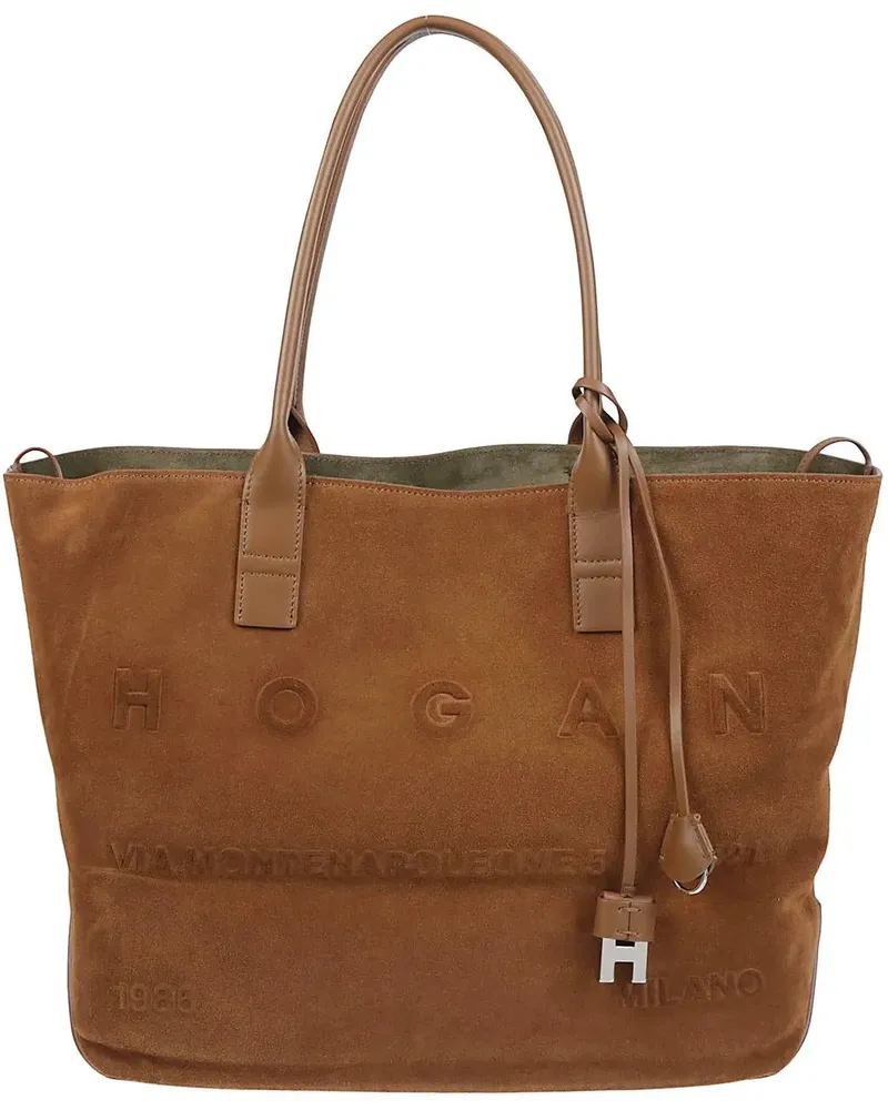 Hogan Crossbody Bags Medium Address Shopping Bag Brown braun Braun