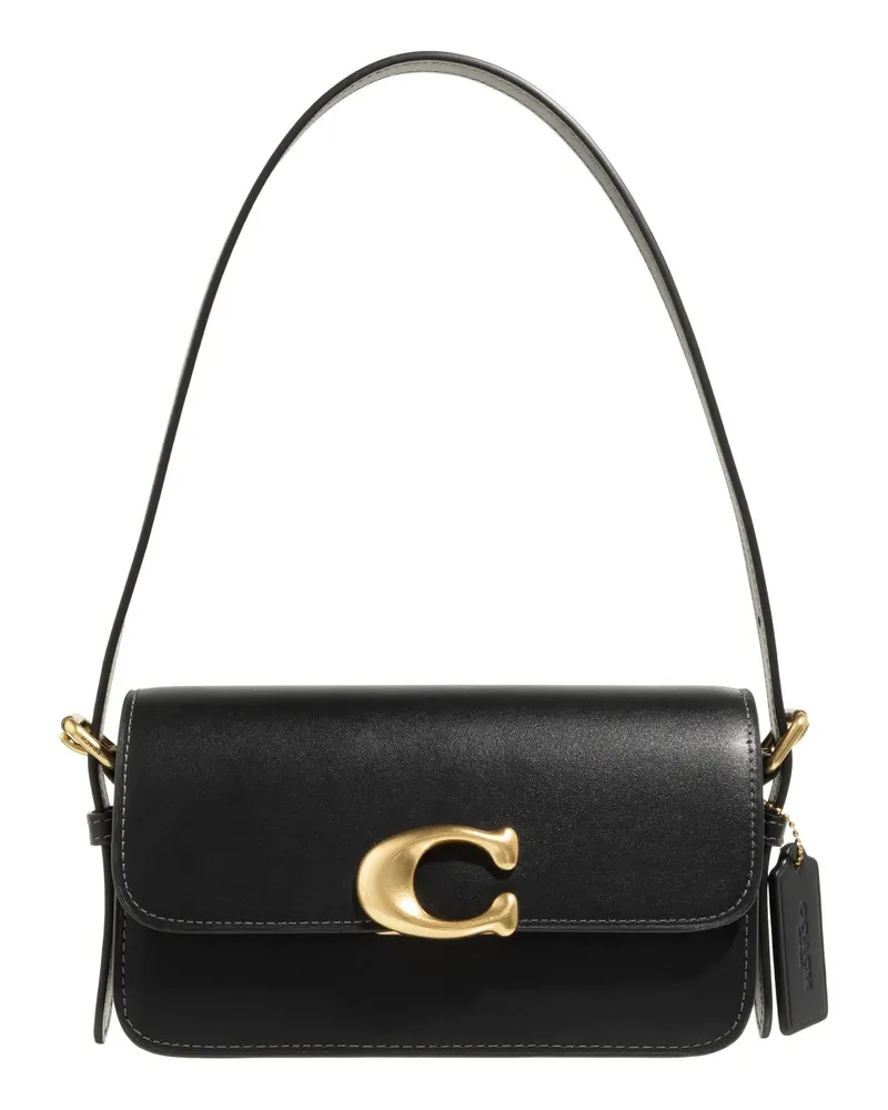 Coach Crossbody Bags Refined Calf Leather Zoe Shoulder Bag schwarz Schwarz