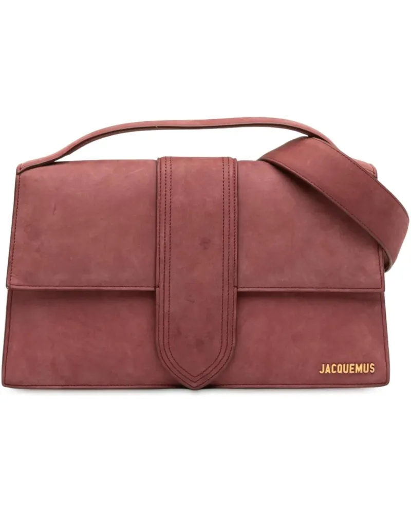 Jacquemus Hobo Bags Suede Le Grand Bambino rosa Gold