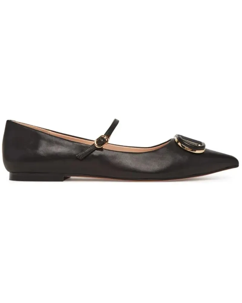 Twin-Set Ballerinas Flat Shoes Black schwarz Schwarz