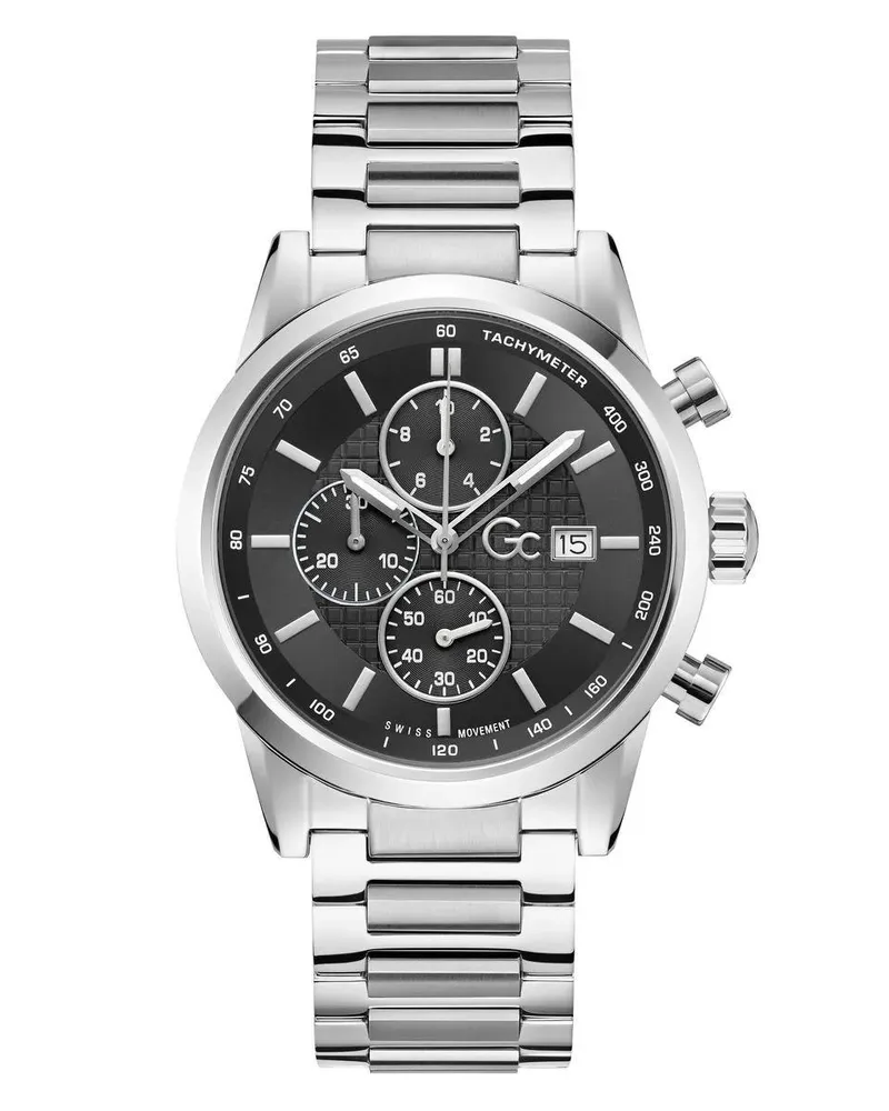Gc Uhren Quarz-Chronographenuhr  Gallant silver Silber