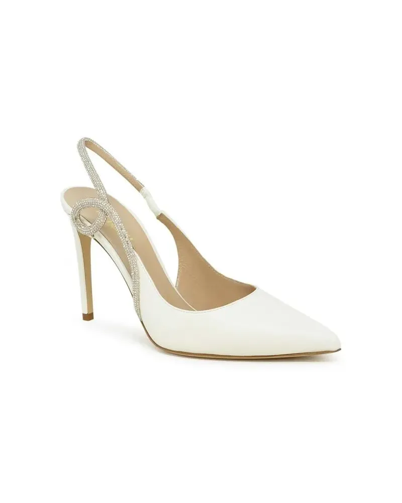 NINALILOU Hohe Schuhe Cream Leather Pumps beige Beige