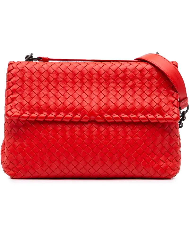 Bottega Veneta Hobo Bags 2012-2024 Large Nappa Intrecciato Olimpia Shoulder rot Rot