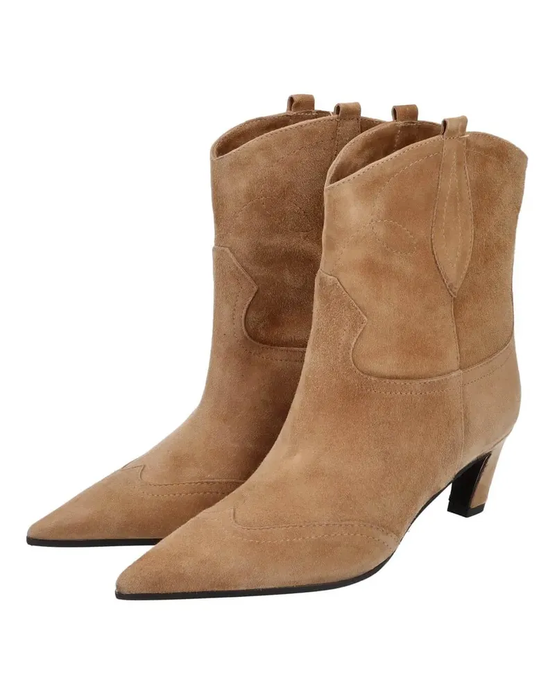 Thea Mika Stiefeletten Cowboy Boots cognacbraun Cognacbraun