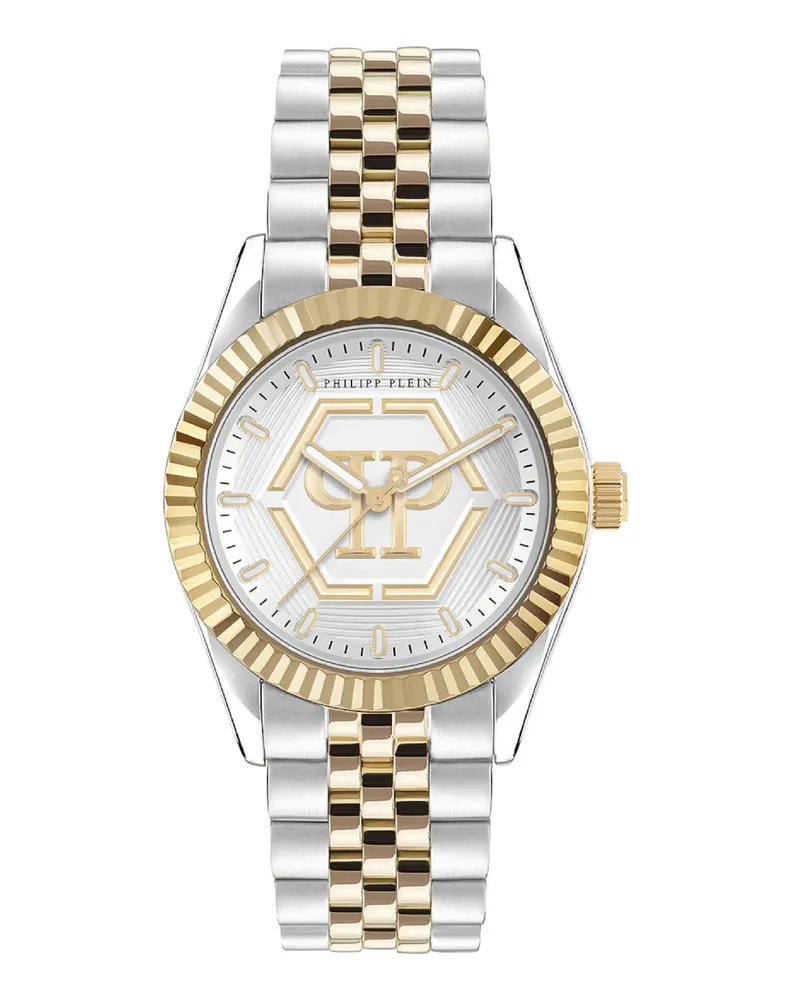 Philipp Plein Uhr Quarz-Analoguhr Plein Majesty silver Silber