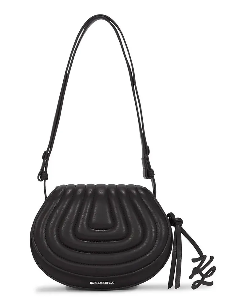 Karl Lagerfeld Crossbody Bags K/WELLEN SATTELTASCHE schwarz Schwarz