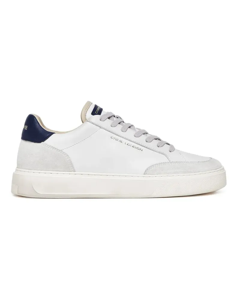 Crime Low-Top Sneaker Eclipse Sneakers In Soft White Leather weiß Weiß