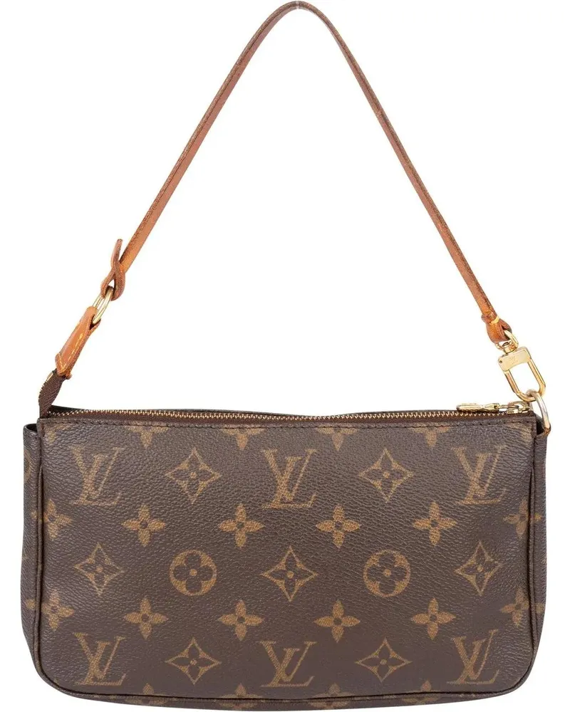 Louis Vuitton Crossbody Bags  Canvas Monogram Pochette Accessoire braun Braun
