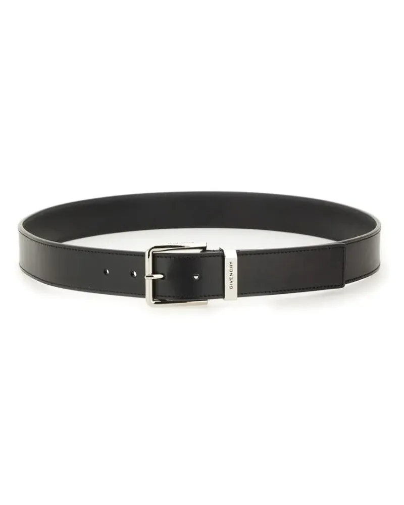 Givenchy Gürtel Reversible Leather Belt schwarz Schwarz
