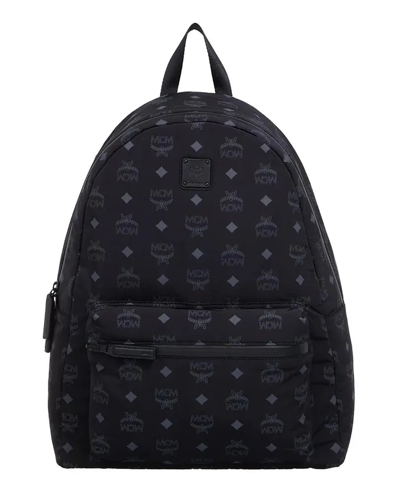 MCM Rucksäcke Stark Fabric Backpack Med Bk schwarz Schwarz