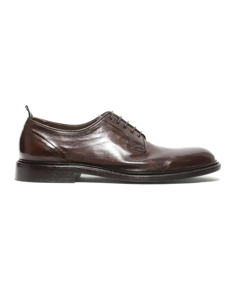 Green George Brown Leather Tied Derby braun Braun