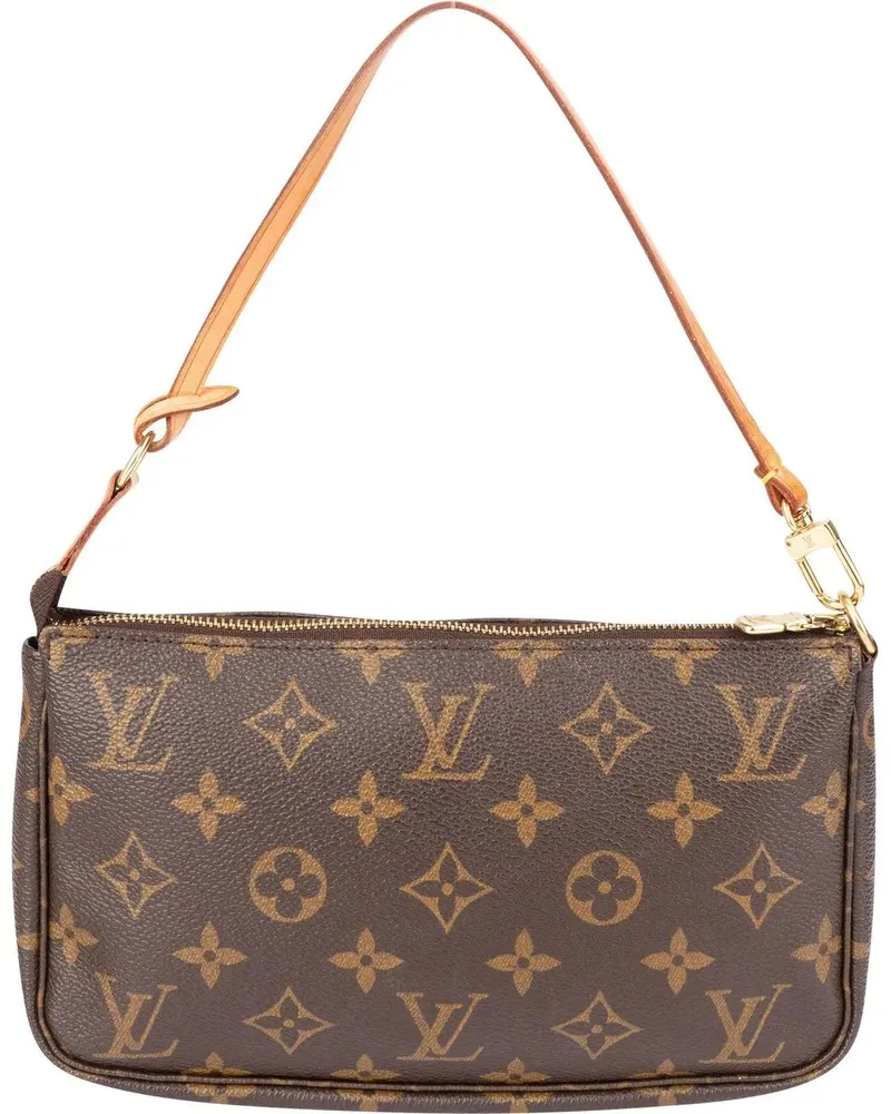 Louis Vuitton Crossbody Bags  Canvas Monogram Pochette Accessoire braun Braun