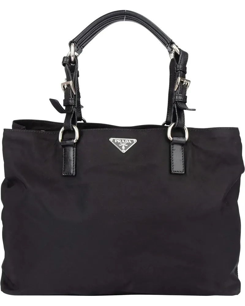 Prada Crossbody Bags  Black Nylon Triangle Handbag bunt Bunt
