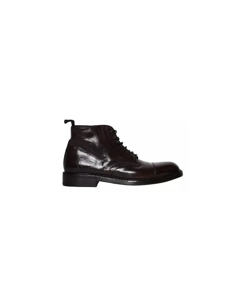 Green George Stiefel Brown High Tied Ankle Boot braun Braun