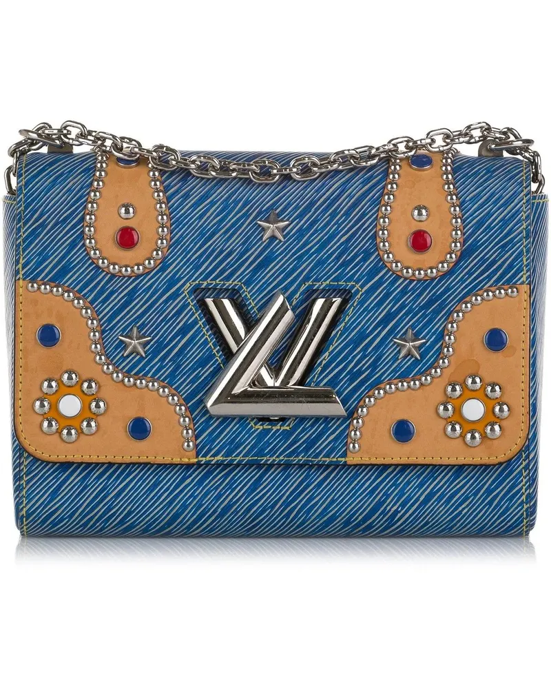 Louis Vuitton Hobo Bags 2017 Studded Epi Twist MM blau Blau
