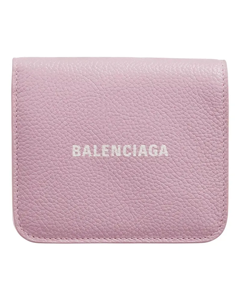 Balenciaga Portemonnaie Flap Cash And Card Wallet rosa Gold