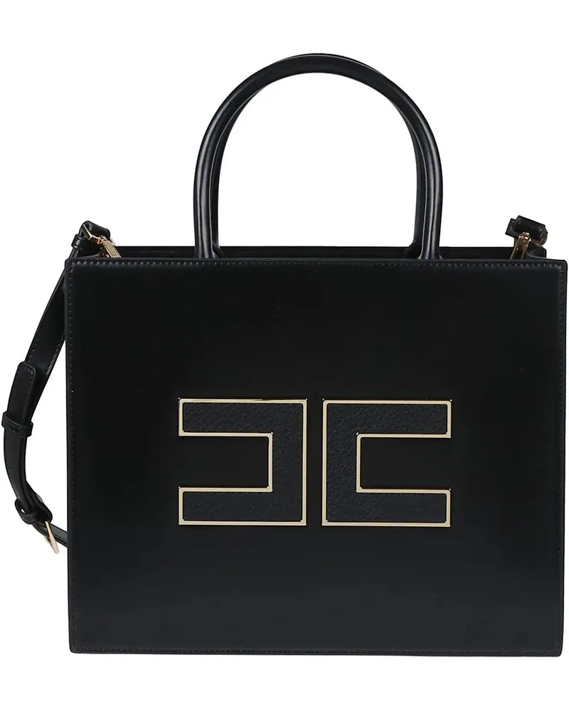 Elisabetta Franchi Crossbody Bags Large Tote Bag Black schwarz Schwarz