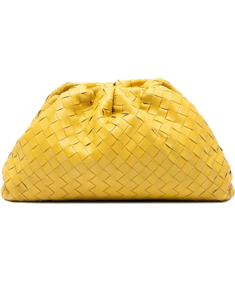 Bottega Veneta Clutches Nappa Intrecciato The Pouch gelb Gelb