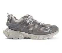 Low-Top Sneaker Grey Sneakers With Chunky Sole grau